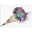 10K, 14K or 18K Gold Ladies Ring, Mystic Fire Topaz, R132