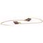 14k Gold Threader Earrings, Mystic Fire Topaz, E005