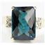 10K, 14K or 18K Gold Ladies Ring, London Blue Topaz, R201