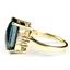 10K, 14K or 18K Gold Ladies Ring, London Blue Topaz, R201