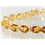 B003, Citrine, Gold Bracelet
