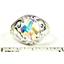 Sterling Silver Ladies Ring, Mercury Mist Topaz, SR004