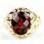 10K, 14K or 18K Gold Ladies Ring, Mozambique Garnet, R004