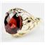 10K, 14K or 18K Gold Ladies Ring, Mozambique Garnet, R004