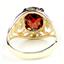 10K, 14K or 18K Gold Ladies Ring, Mozambique Garnet, R004