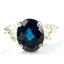 London Blue Topaz, 925 Sterling Silver Ring, SR154