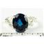 London Blue Topaz, 925 Sterling Silver Ring, SR154