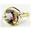 10K, 14K or 18K Gold Ladies Ring, Mystic Fire Topaz, R021