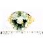 10K, 14K or 18K Gold Ladies Ring, Green Amethyst (Prasiolite), R057