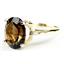 10K, 14K or 18K Gold Ladies Ring, Smoky Quartz (Concave Cut), R055