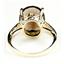 10K, 14K or 18K Gold Ladies Ring, Smoky Quartz (Concave Cut), R055