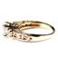 10K, 14K or 18K Gold Ladies Ring, Cubic Zirconia w/ Accents, R254
