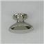 Oval Cabinet Knob Drawer Pull Metal Polished Chrome  - Furniture Handle