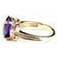 10K, 14K or 18K Gold Ladies Ring, Amethyst, R136