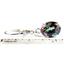 925 Sterling Silver Leverback Earrings, Mystic Fire Topaz, SE107