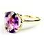 10K, 14K or 18K Gold Ladies Ring, Amethyst, R055