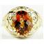 10K, 14K or 18K Gold Ladies Ring, Twilight Fire Topaz, R004