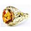 10K, 14K or 18K Gold Ladies Ring, Twilight Fire Topaz, R004