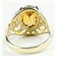 10K, 14K or 18K Gold Ladies Ring, Twilight Fire Topaz, R004