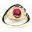 10K, 14K or 18K Gold Ladies Ring, Created Ruby, R021