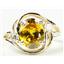 10K, 14K or 18K Gold Ladies Ring, Golden Yellow CZ, R021