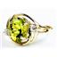 10K, 14K or 18K Gold Ladies Ring, Manchurian Peridot, R021