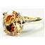 10K, 14K or 18K Gold Ladies Ring, Champagne CZ, R055