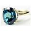 10K, 14K or 18K Gold Ladies Ring, Paraiba Topaz, R055