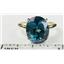 10K, 14K or 18K Gold Ladies Ring, Paraiba Topaz, R055