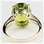 10K, 14K or 18K Gold Ladies Ring, Manchurian Peridot, R055
