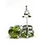 925 Sterling Silver Post Earrings, Peridot, SE012