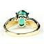10K, 14K or 18K Gold Ladies Ring, Russian Nanocrystal Emerald, R058