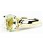 10K, 14K or 18K Gold Ladies Ring, Green Amethyst (Prasiolite), R058