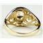 10K, 14K or 18K Gold Ladies Ring, Cubic Zirconia, R111
