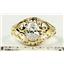10K, 14K or 18K Gold Ladies Ring, Cubic Zirconia, R111