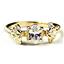 10K, 14K or 18K Gold Ladies Ring, Cubic Zirconia, R192
