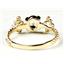 10K, 14K or 18K Gold Ladies Ring, Cubic Zirconia, R192