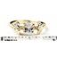10K, 14K or 18K Gold Ladies Ring, Cubic Zirconia, R192