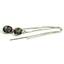 925 Sterling Silver Threader Earrings, Mystic Fire Topaz, SE005