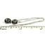 925 Sterling Silver Threader Earrings, Mystic Fire Topaz, SE005