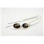925 Sterling Silver Threader Earrings, Smoky Quartz, SE005