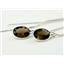 925 Sterling Silver Threader Earrings, Smoky Quartz, SE005