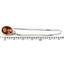 925 Sterling Silver Threader Earrings, Twilight Fire Topaz, SE005