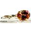 14k Gold Leverback Earrings, Twilight Fire Topaz, E407