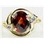 10K, 14K or 18K Gold Ladies Ring, Mozambique Garnet, R021
