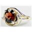 10K, 14K or 18K Gold Ladies Ring, Mozambique Garnet, R021