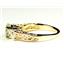 10K, 14K or 18K Gold Ladies Ring, Green Amethyst w/ Accents, R254