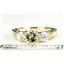 10K, 14K or 18K Gold Ladies Ring, Green Amethyst w/ Accents, R254