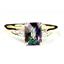 10K, 14K or 18K Gold Ladies Ring, Mystic Fire Topaz, R171