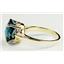 10K, 14K or 18K Gold Ladies Ring, London Blue Topaz, R055